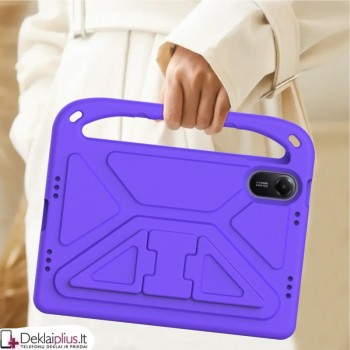 Smūgiams atsparus dėklas su rankena - violetinis (Xiaomi Redmi Pad 2 (11) Smūgiams atsparus dėklas su rankena - violetinis (Xiaomi Redmi Pad 2 (11)
